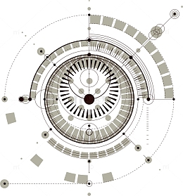 卡通手绘点线装饰