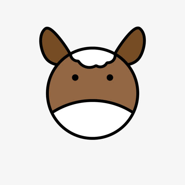 灰色手绘圆角马卡通图标