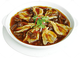 鸭山蘑烧鸭掌