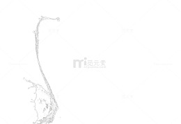 一滩白水