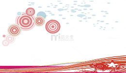 红色手绘线条纹