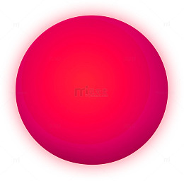 红色简约圆圈效果元素