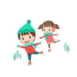 两个小女孩在玩耍