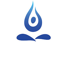 蓝色渐变健身俱乐部logo