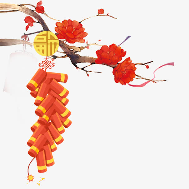 春节海报装饰边框免抠素材免费下载_觅元素51yuansu.com