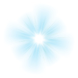 蓝色闪耀光芒