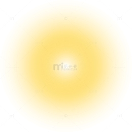 黄色闪耀光芒
