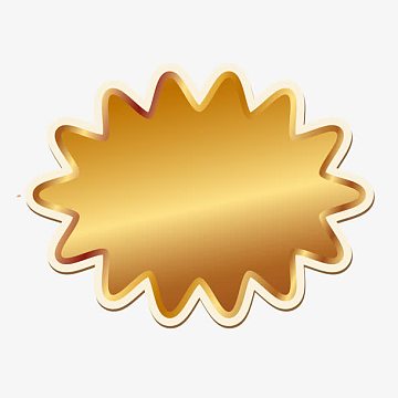 金色不规则素材_金色不规则图片元素-觅元素