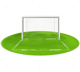 椭圆形绿色的草地