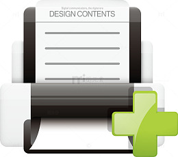 办公室平面图办公打印机