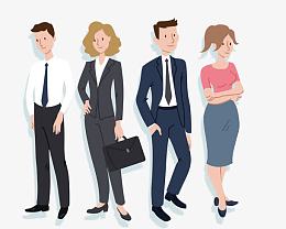 绿色卡通春季招聘会海报