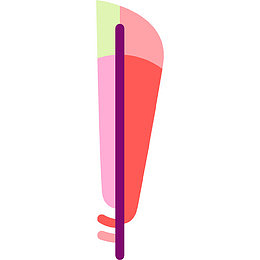 可爱小清新装饰羽毛海报装饰