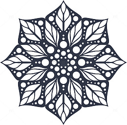 深蓝色伊斯兰教花纹