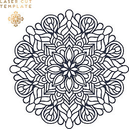 深蓝色精美浮雕花纹