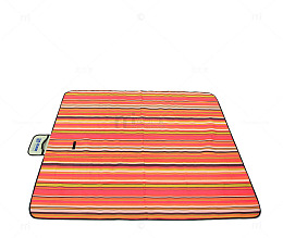 七彩条纹沙滩垫