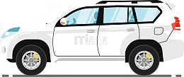 卡通简约手绘交通工具装饰汽车
