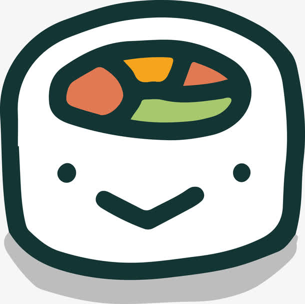 创意矢量寿司食物图