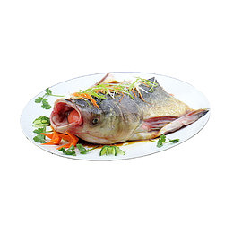 产品实物食材花鲢鱼鱼头