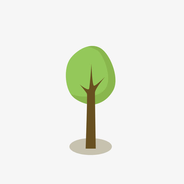 绿色小树免抠素材