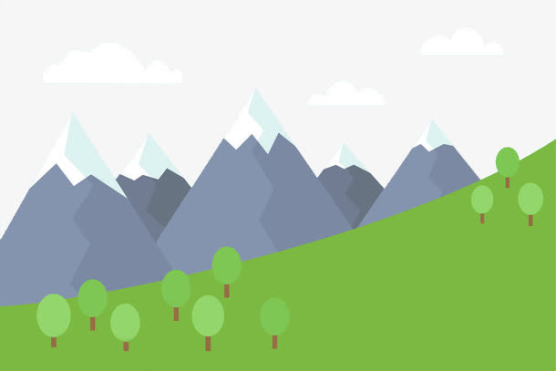 郊外,旅游,云朵,云,山云,卡通山云,卡通图案,山顶,高山,山,山坡