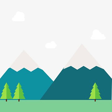 热气球图png卡通绿色山坡png矢量山坡图png高山绿水水墨画素材图png