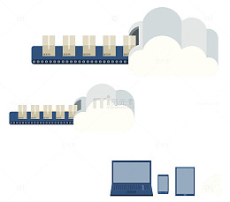 扁平插图数据共享交换