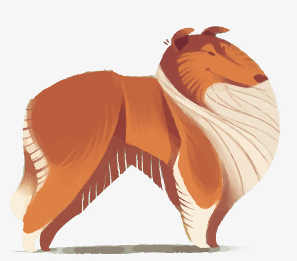 矢量喜乐蒂犬