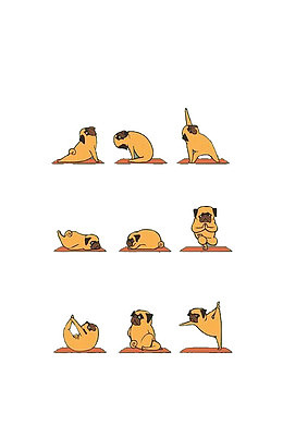 卡通小狗
