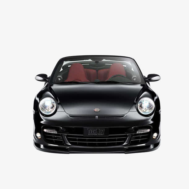 小汽车正面,黑色敞篷车,名车风采,拉风,效果图[声明] 觅元素所有素 