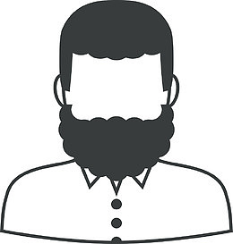 长胡子的中年男人