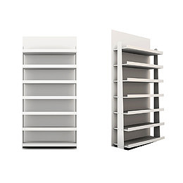 超市陈列柜 室内设计效果图