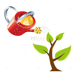 小清新植树节浇树