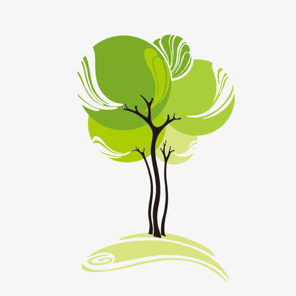 卡通小树免抠素材免费下载_觅元素51yuansu.com