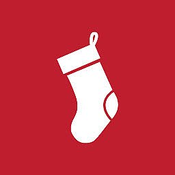 圣诞节长袜flat-christmas-icons