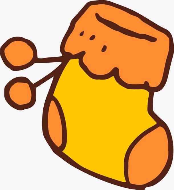 卡通手绘棉袜袜子