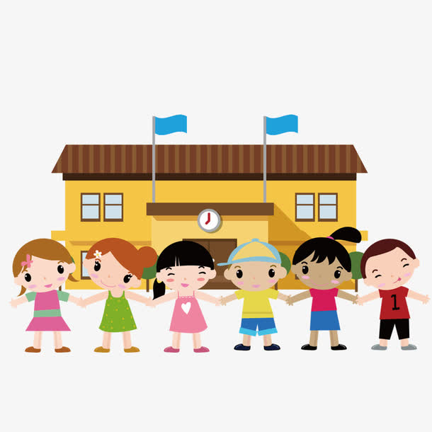 卡通手绘中小学安全教育日