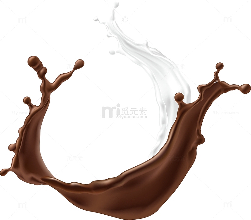 飞舞的牛奶巧克力