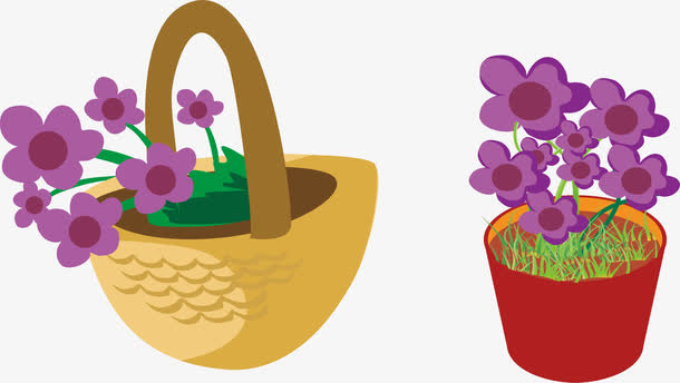 花篮png矢量素材