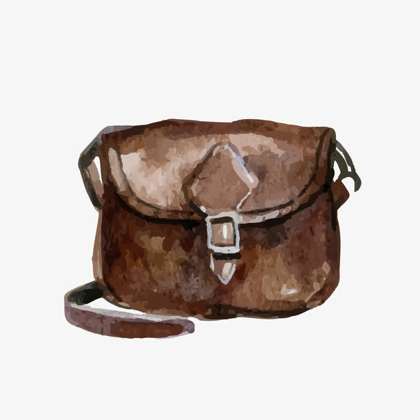 手绘复古包包图像