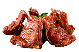 美味酱汁猪脊骨肉