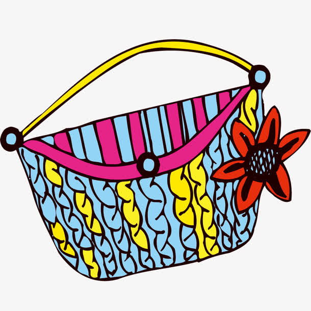 矢量手绘包包素材