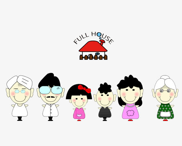 快乐的小猪大家庭