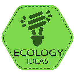世界地球日生态观念矢量化标签