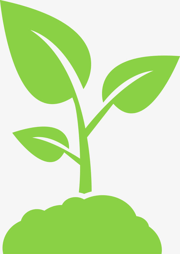 绿色叶子矢量素材图