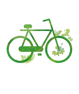 绿色环保出行PNG