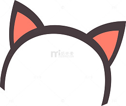 简约可爱猫耳发箍