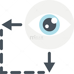 脑科学视觉信息图形图标设计素材