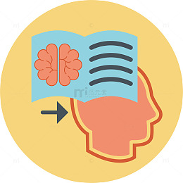 脑科学图形图标设计素材