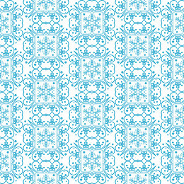 蓝色花纹背景