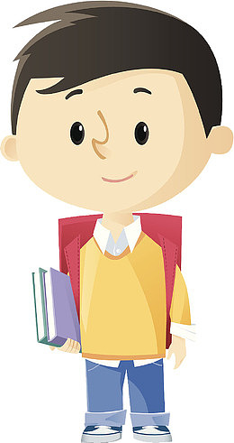 卡通小男孩人物